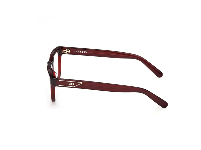 Donna GD5051 069 Montature da vista Acetato Bordeaux Geometrica Normale miniatura 3