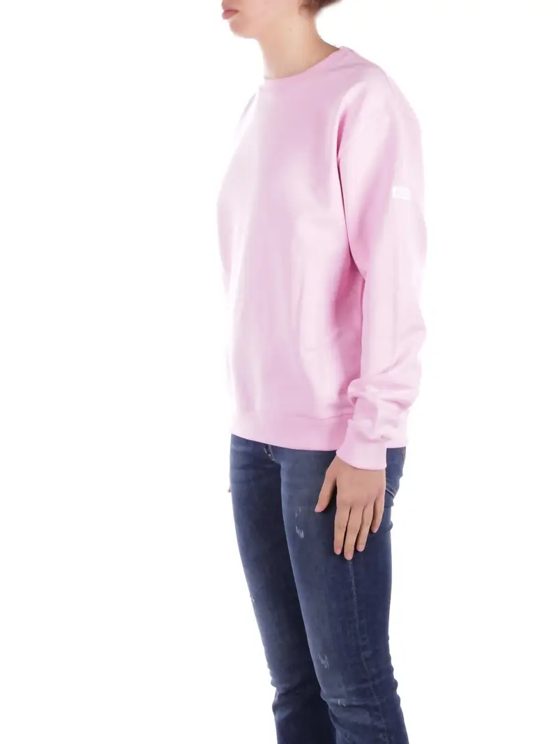 Felpa Unisex GCDS Pink Essentials crewneck miniatura 2