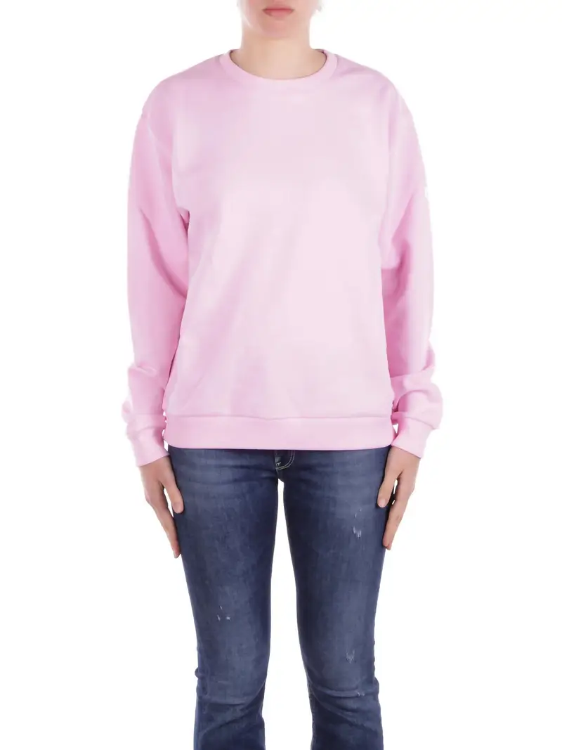 Felpa Unisex GCDS Pink Essentials crewneck