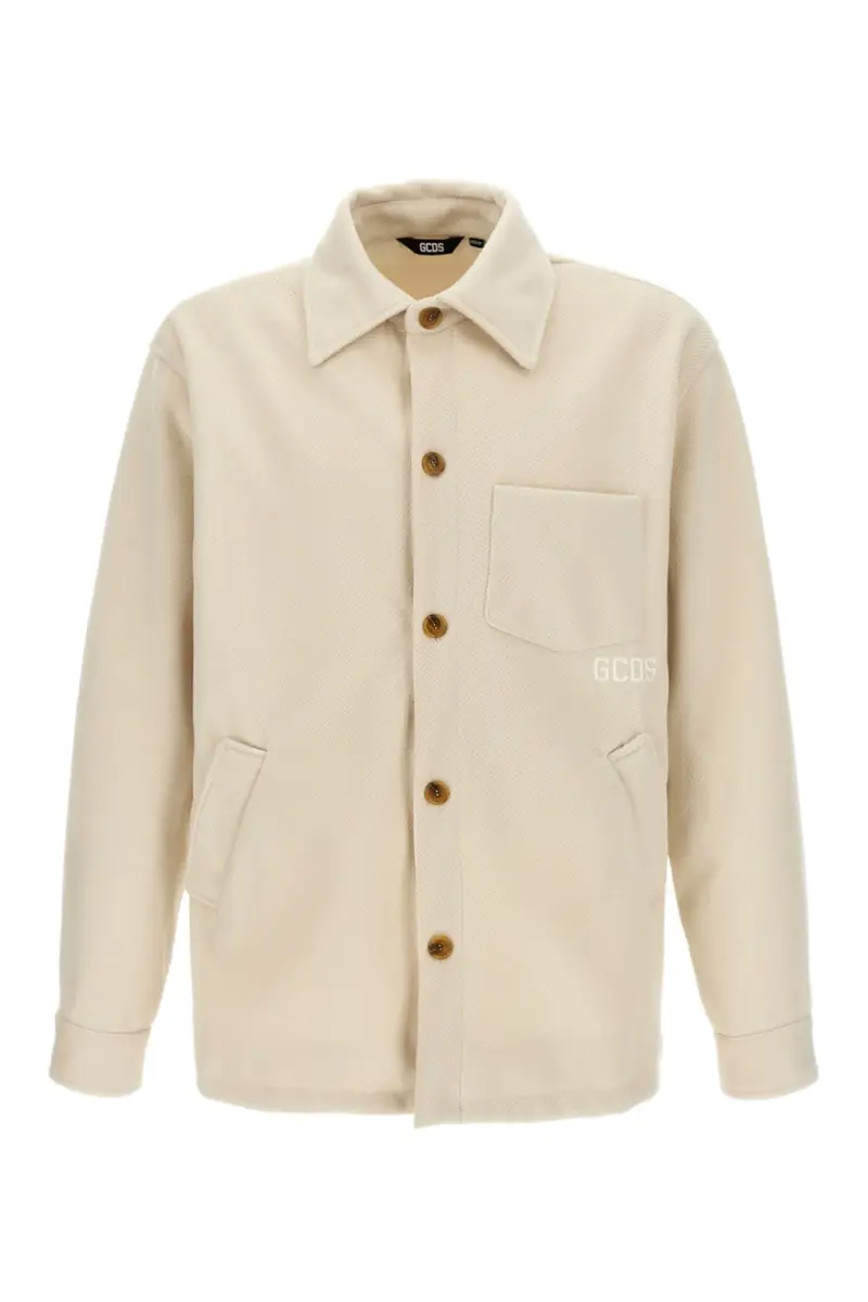 Giacca Ricamo Logo Bianco