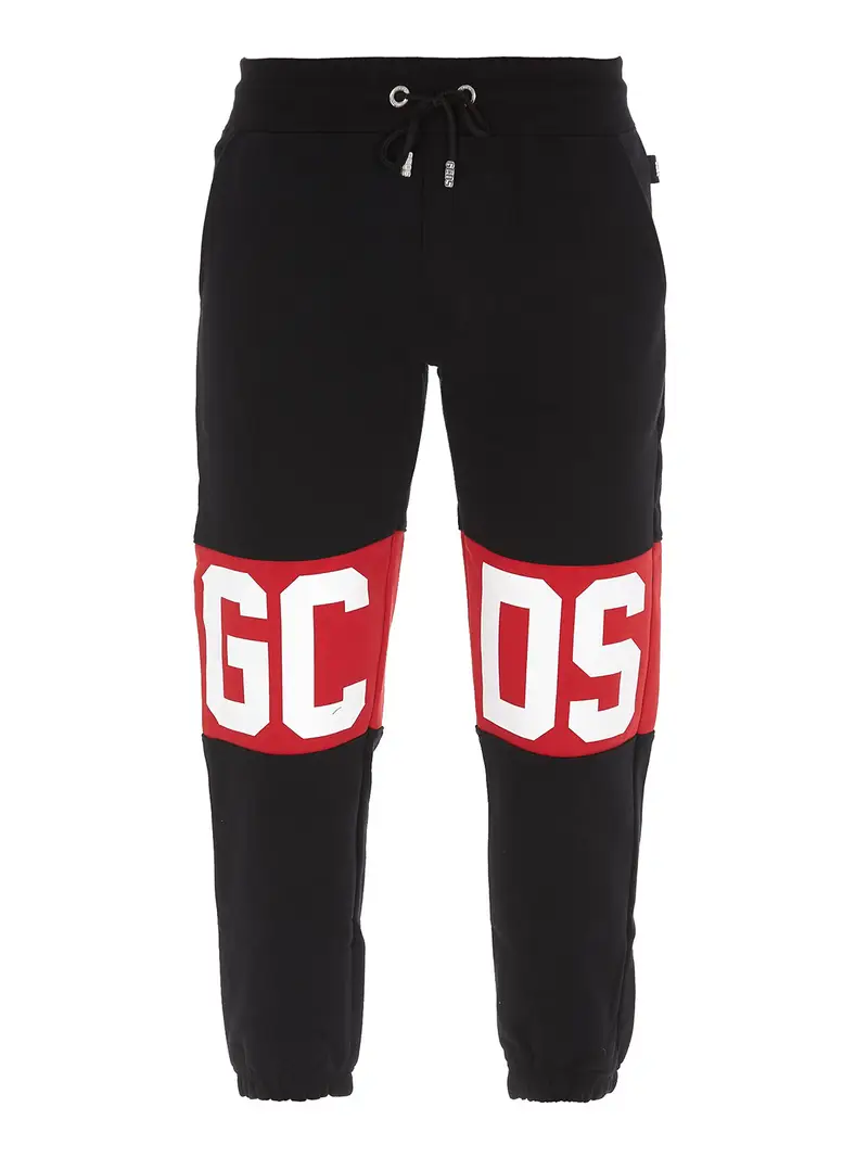 Joggers con logo lettering Nero