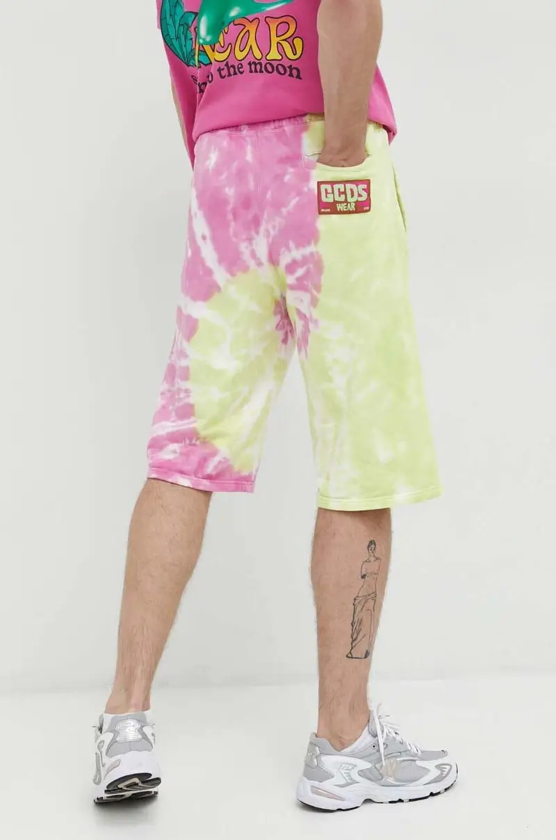 pantaloncini in cotone uomo Multicolore