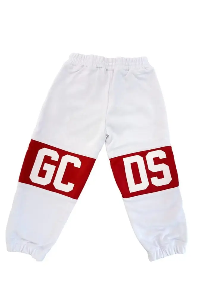 pantalone bianco bambino maxi logo miniatura 2