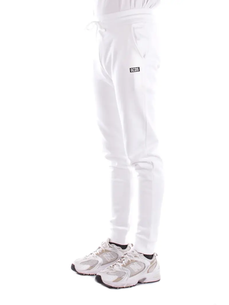 Pantalone Uomo GCDS White Essentials joggers miniatura 2