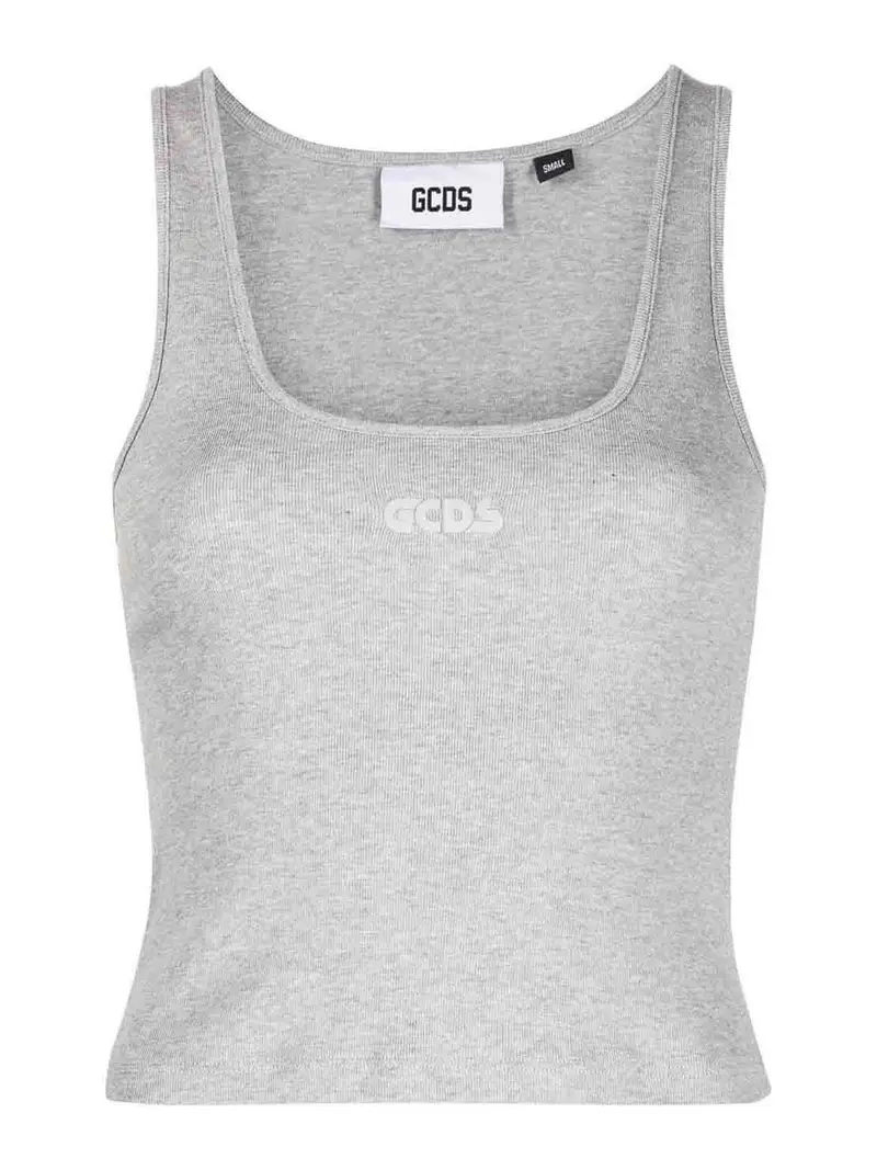 Parte superiore in maglia Grigio