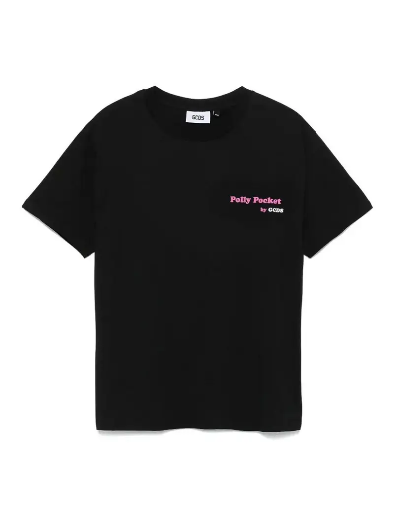 Polly Pocket Pizza Tshirt Nero