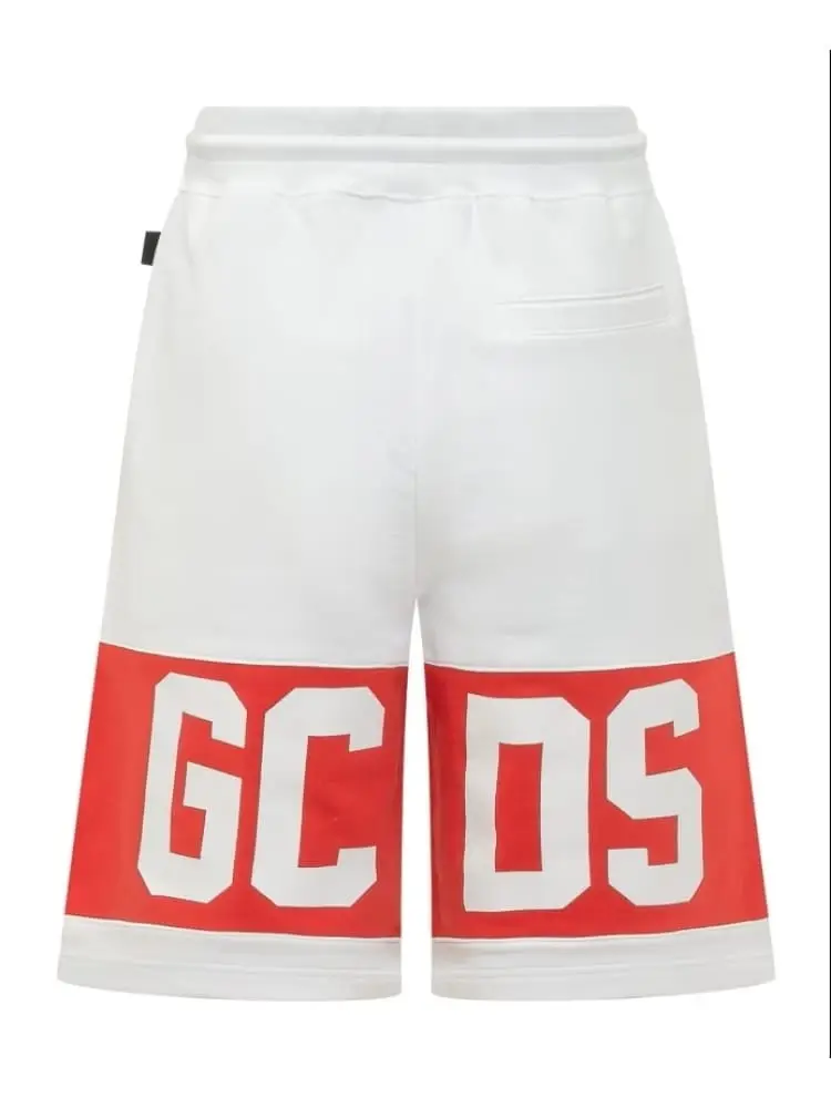 shorts bianco rosso bambino maxi logo miniatura 2