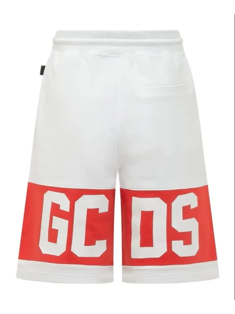 shorts bianco uomo maxi logo miniatura 2