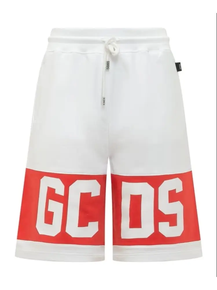 shorts bianco uomo maxi logo