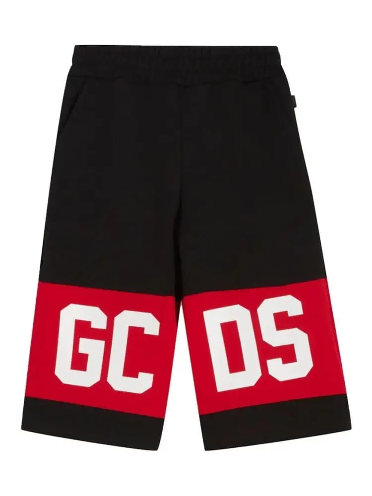 shorts nero bambino maxi logo