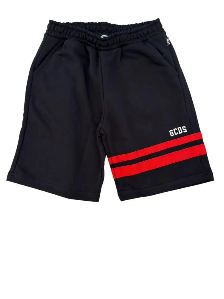 shorts nero bambino mini logo