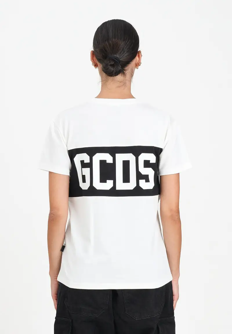 GCDS T-shirt Donna Bianco 1883497 miniatura 3