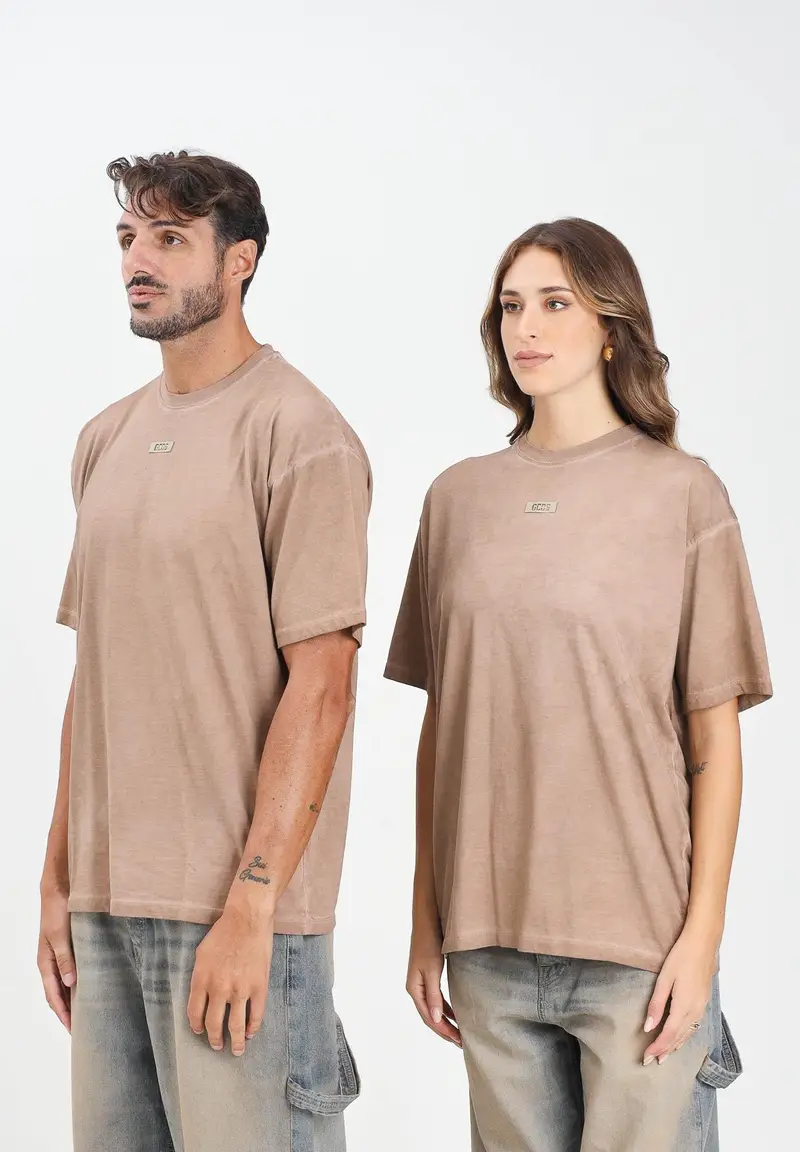 GCDS T-shirt Uomo Marrone 2818039