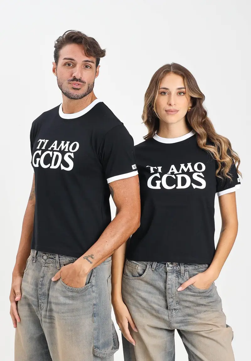 GCDS T-shirt Donna Bianco 2818047 miniatura 2