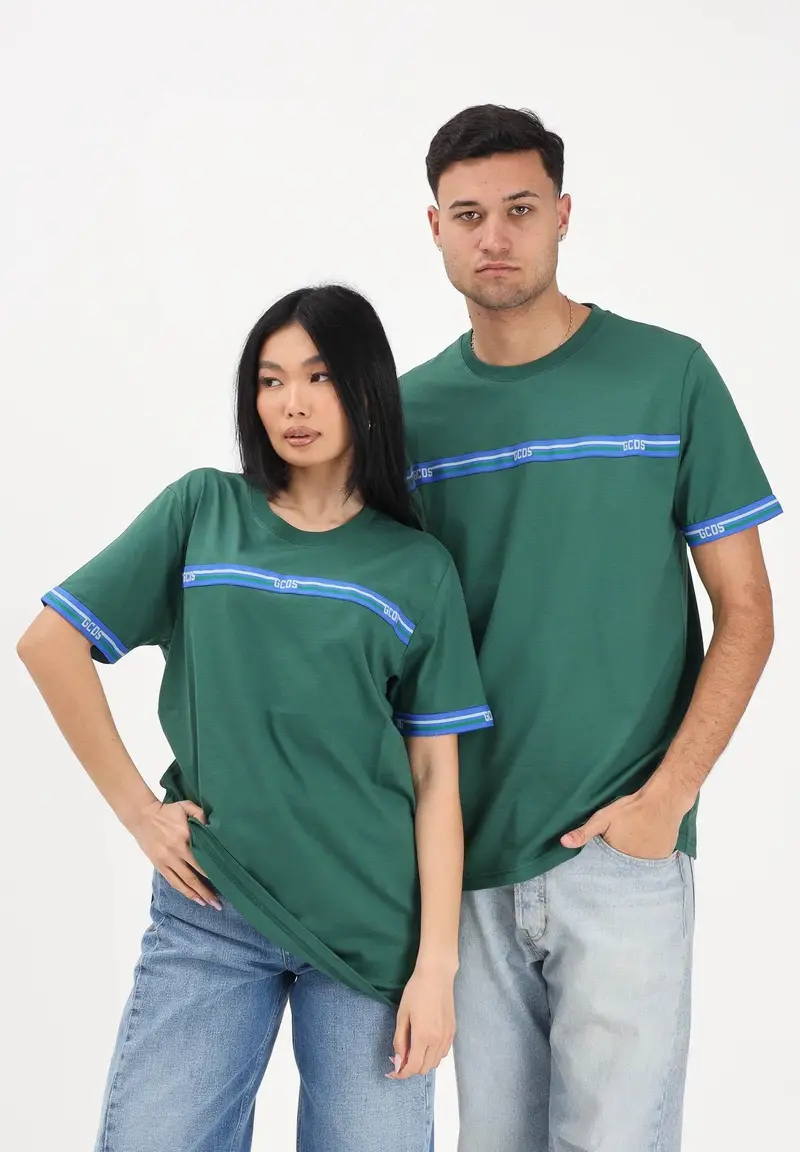 GCDS T-shirt Uomo Verde 4323226 miniatura 2