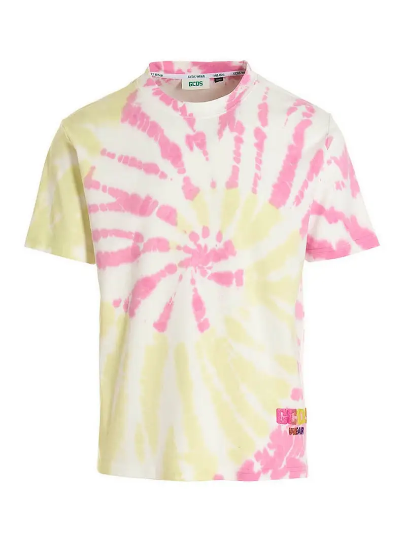 T-shirt gcds tie dye Multicolore