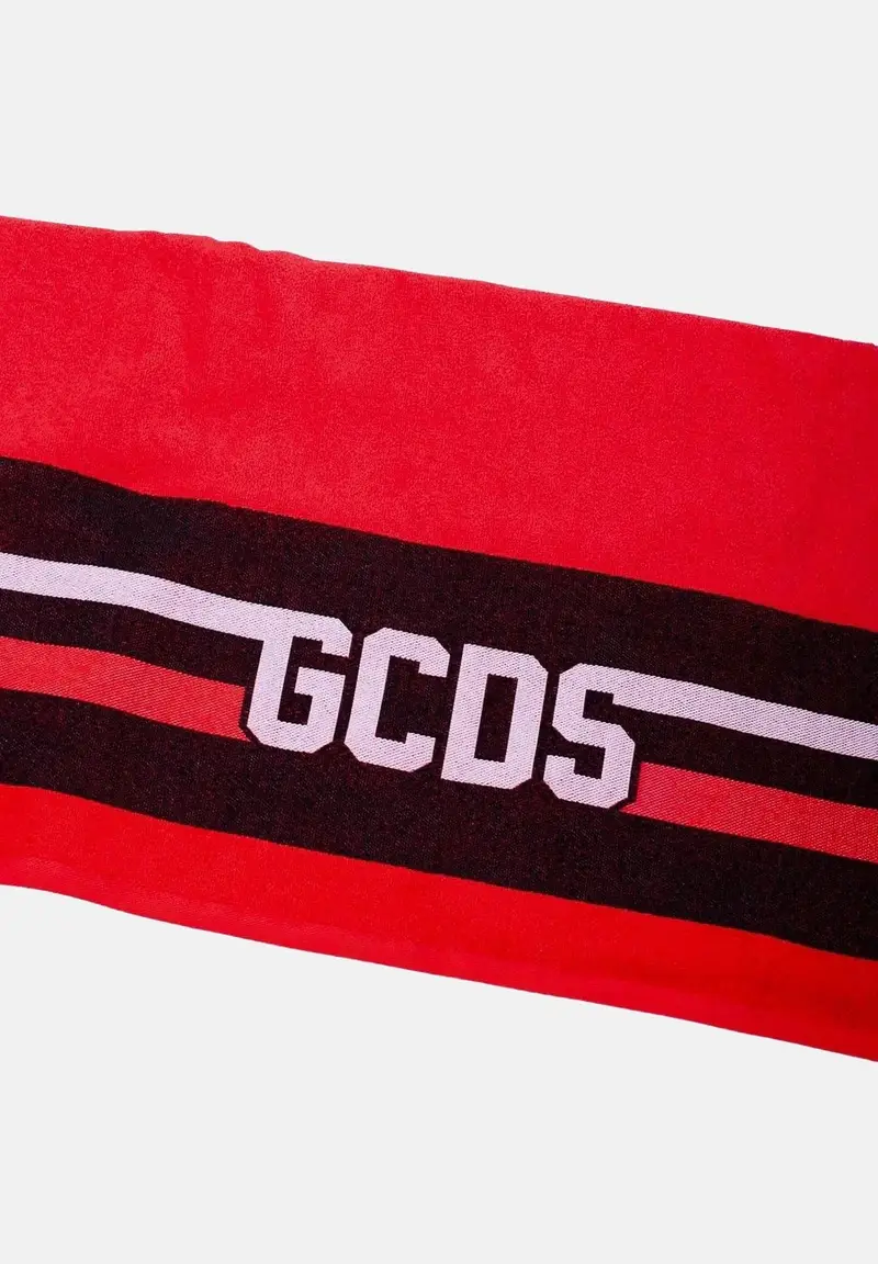 Telo mare Logo Tape rosso per uomo e donna miniatura 2