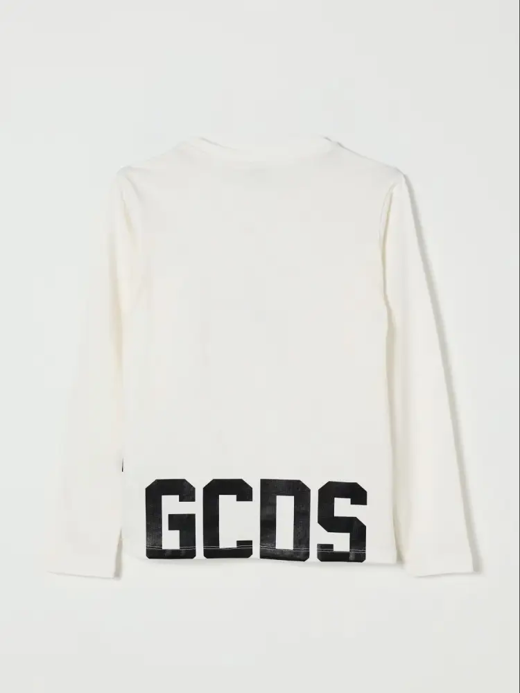 tshirt bianca bambino logo sul retro miniatura 2