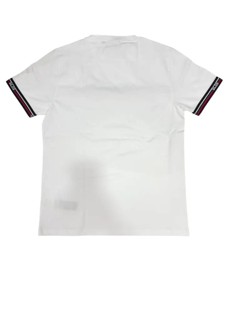 tshirt bianca uomo logo lettering miniatura 2