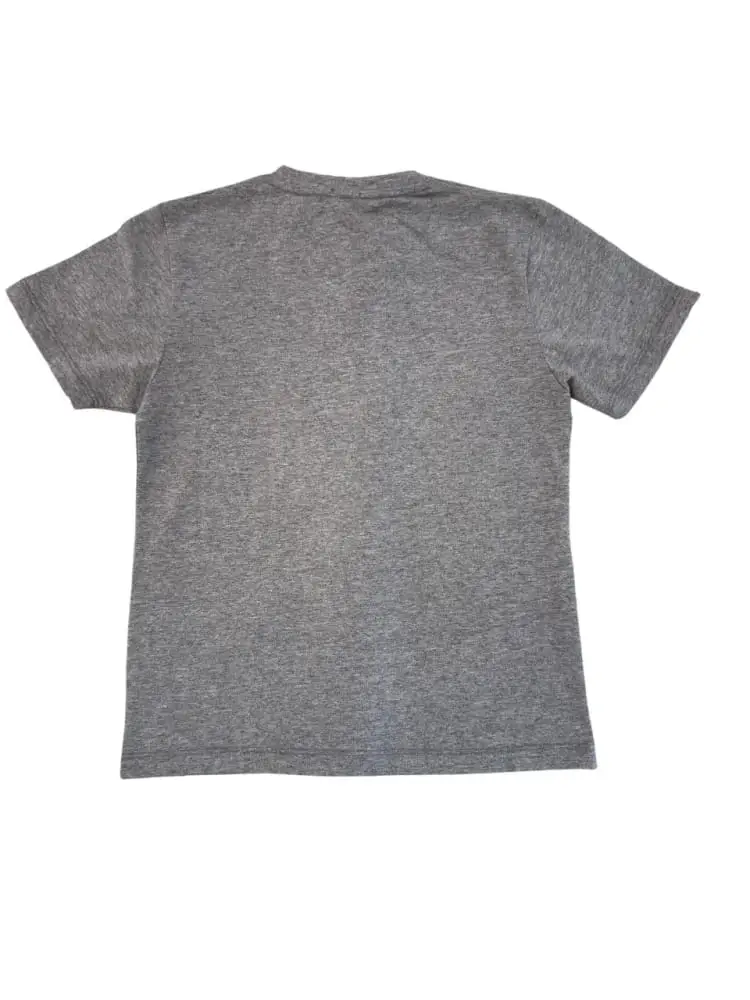 tshirt grigia bambino mini logo miniatura 2
