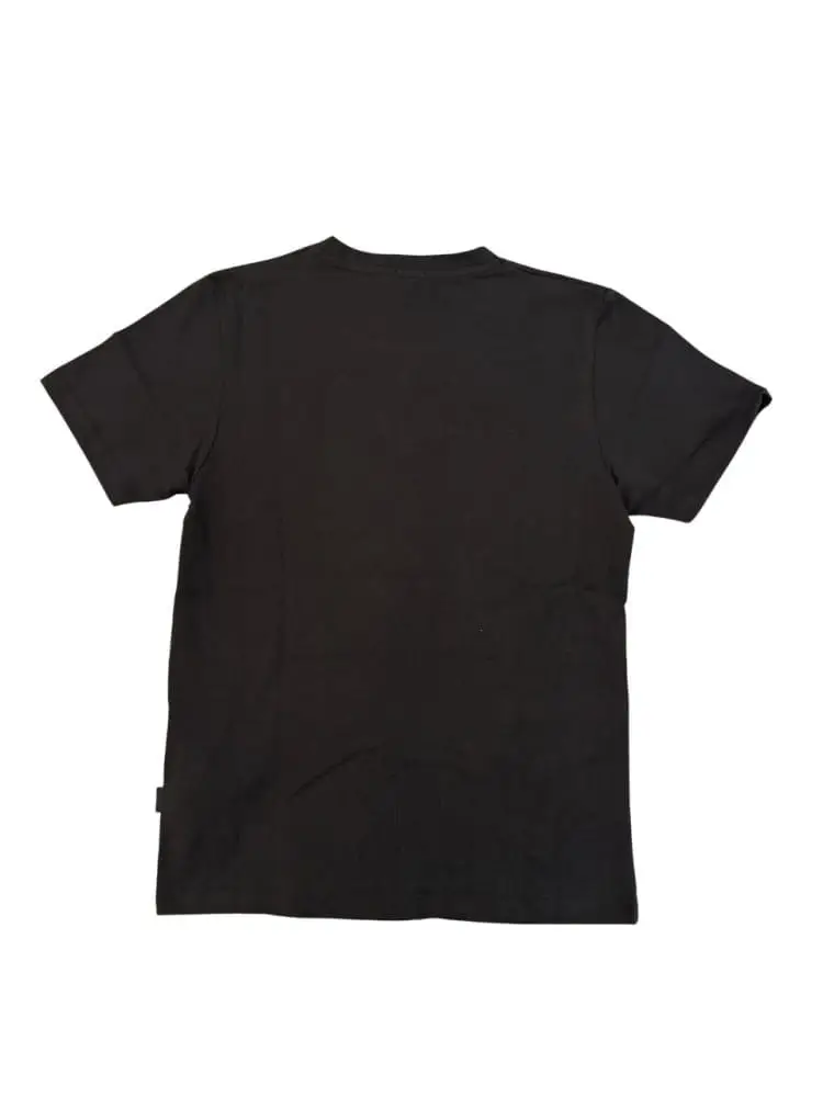 tshirt nera bambino mini logo miniatura 2