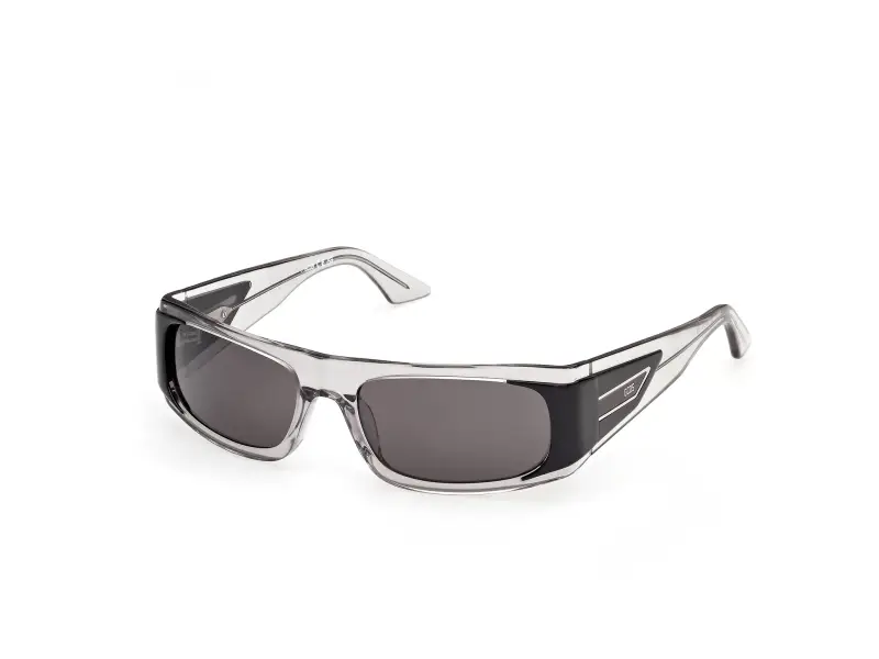 Unisex GCDS GD0073 20A Occhiali da sole Acetato Grigio Fumo Squadrata Normale