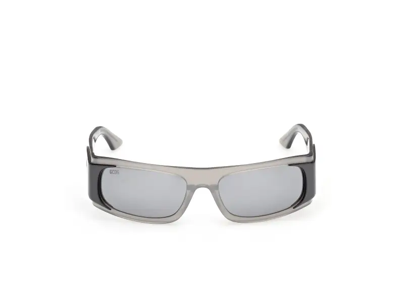 Unisex GCDS GD0073 20C Occhiali da sole Acetato Grigio Fumo Squadrata Normale miniatura 2