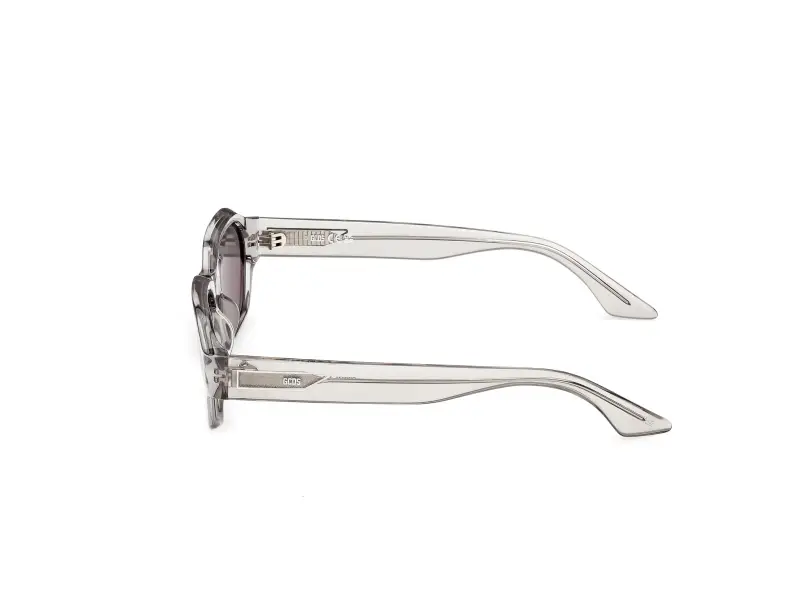 Unisex GCDS GD0076 20C Occhiali da sole Acetato Grigio Fumo Geometrica Normale miniatura 3
