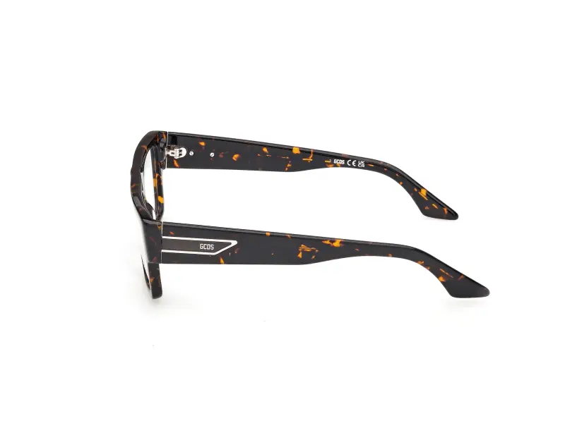 Unisex GCDS GD5052 52 Montature da vista Acetato Havana Squadrata Normale miniatura 3