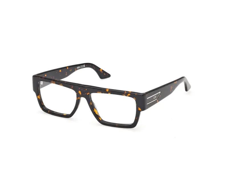Unisex GCDS GD5052 52 Montature da vista Acetato Havana Squadrata Normale
