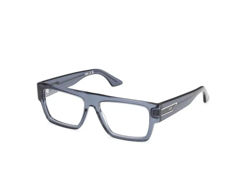 Unisex GCDS GD5052 90 Montature da vista Acetato Blu Squadrata Normale