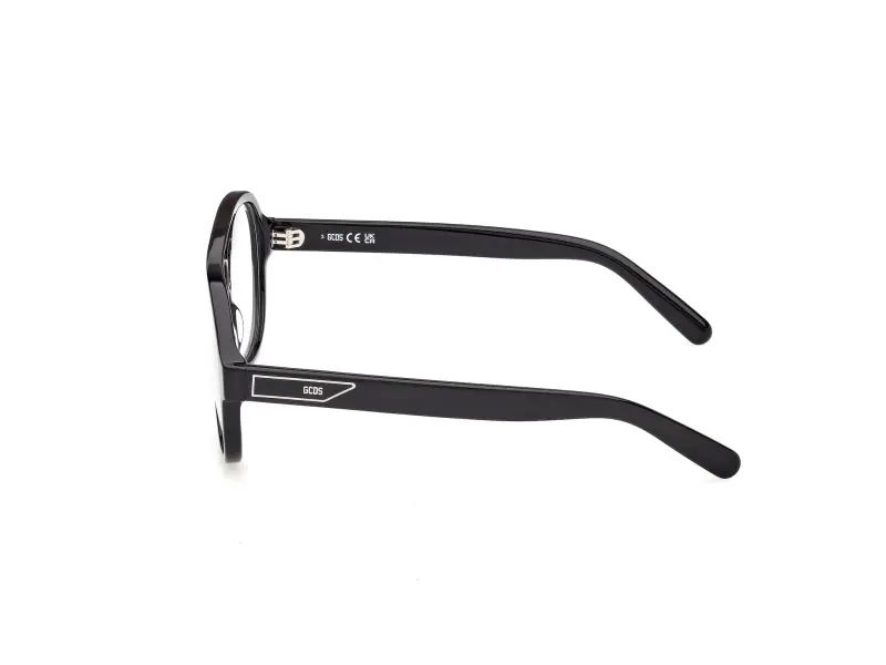 Unisex GCDS GD5053 1 Montature da vista Acetato Nero Pilot Normale miniatura 3