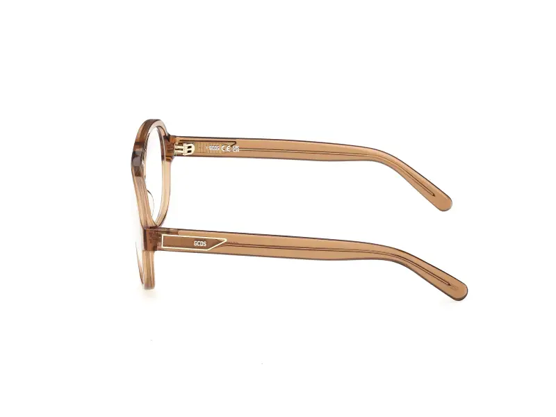 Unisex GCDS GD5053 45 Montature da vista Acetato Marrone Pilot Normale miniatura 3