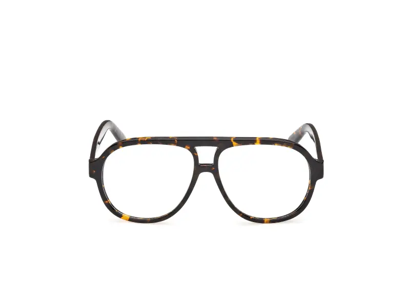 Unisex GCDS GD5053 52 Montature da vista Acetato Havana Pilot Normale miniatura 2