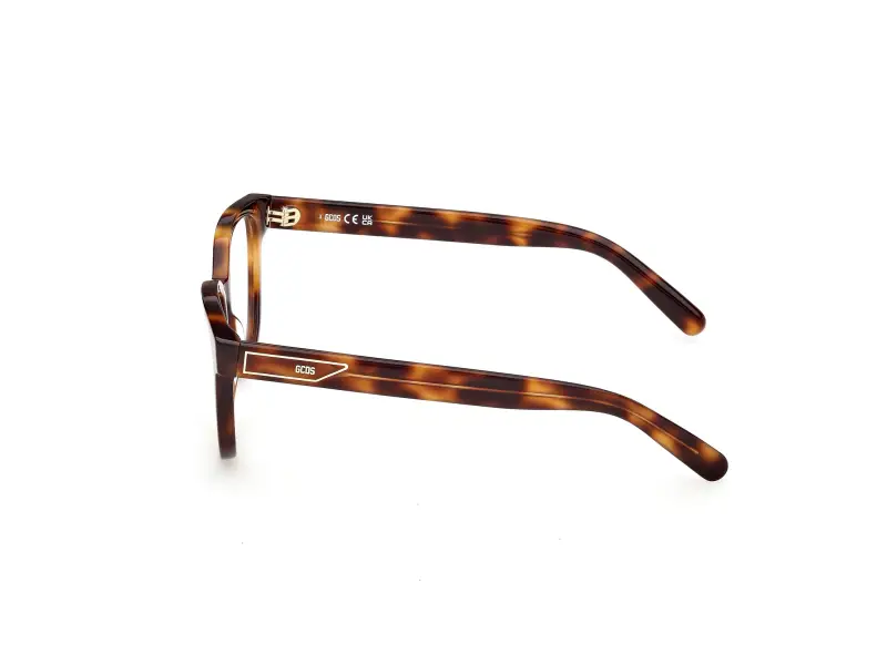 Unisex GCDS GD5054 52 Montature da vista Acetato Havana Squadrata Normale miniatura 3