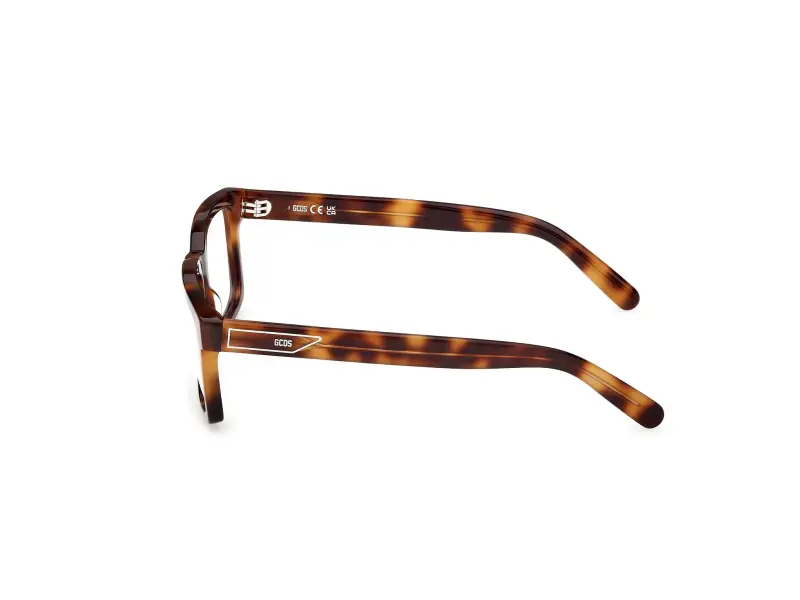 Unisex GCDS GD5055 52 Montature da vista Acetato Havana Squadrata Normale miniatura 3