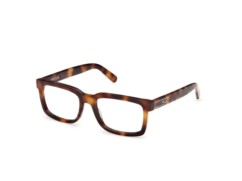Unisex GCDS GD5055 52 Montature da vista Acetato Havana Squadrata Normale