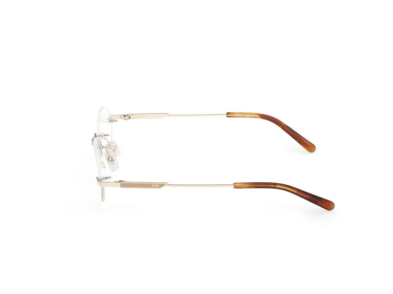 Unisex GCDS GD5057 32 Montature da vista Metallo Oro Rotonda Normale miniatura 3