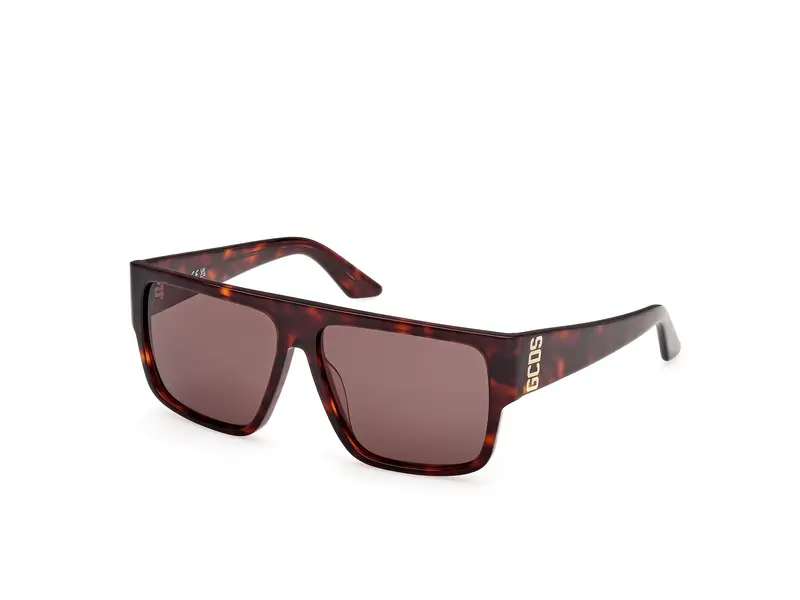 GCDS Unisex GD0063 52E Occhiali da sole Acetato   Geometrica Normale