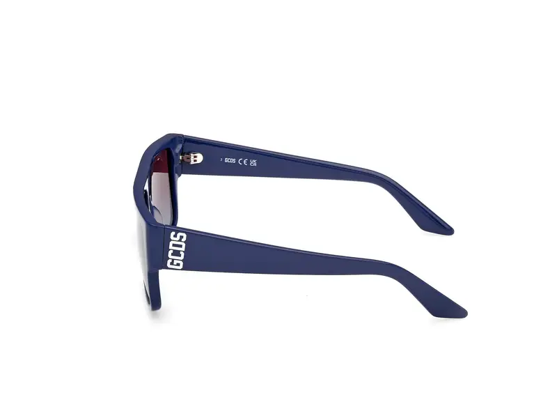 GCDS Unisex GD0063 90T Occhiali da sole Acetato Geometrica Normale miniatura 2