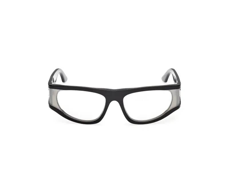 Unisex GD0066 01C Occhiali da sole Acetato Nero Fumo Rotonda Normale miniatura 2