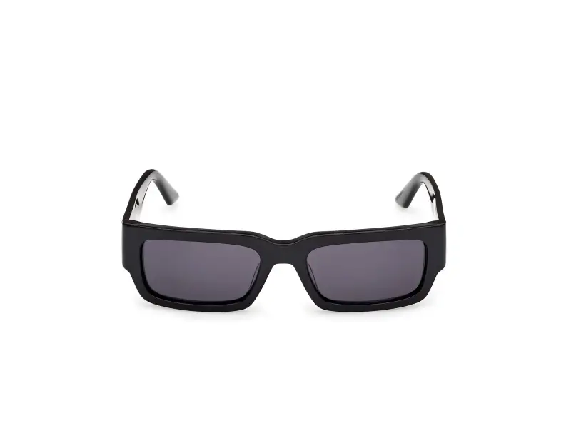 Unisex GD0068 01A Occhiali da sole Acetato Nero Fumo Squadrata Normale miniatura 2