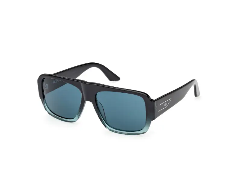 Unisex GD0069 89N Occhiali da sole Acetato Turchese Verde Squadrata Normale