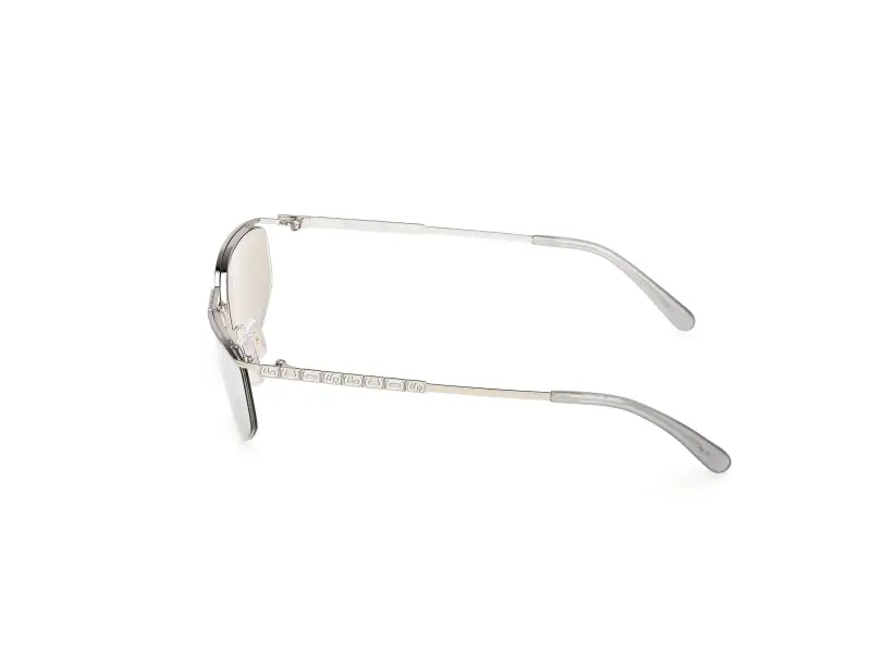 Unisex GD0071 16C Occhiali da sole Metallo Palladio Fumo Geometrica Normale miniatura 3