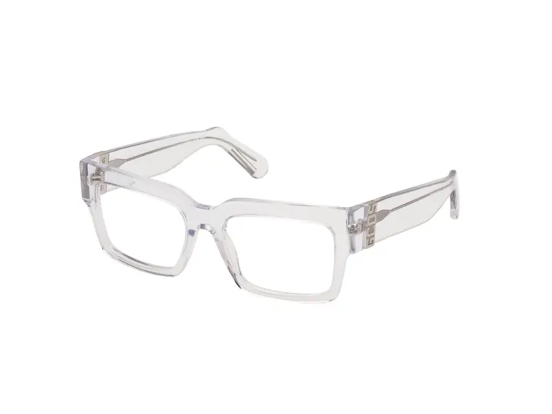 GCDS Unisex GD5023 026 Montature da vista Acetato Trasparente  Squadrata Normale