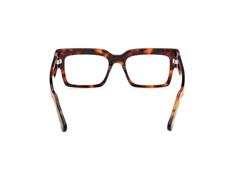 GCDS Unisex GD5023 052 Montature da vista Acetato Havana Squadrata Normale miniatura 3