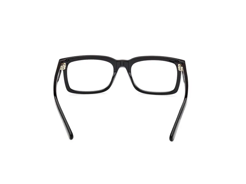 GCDS Unisex GD5027 001 Montature da vista Acetato Nero Squadrata Normale miniatura 3