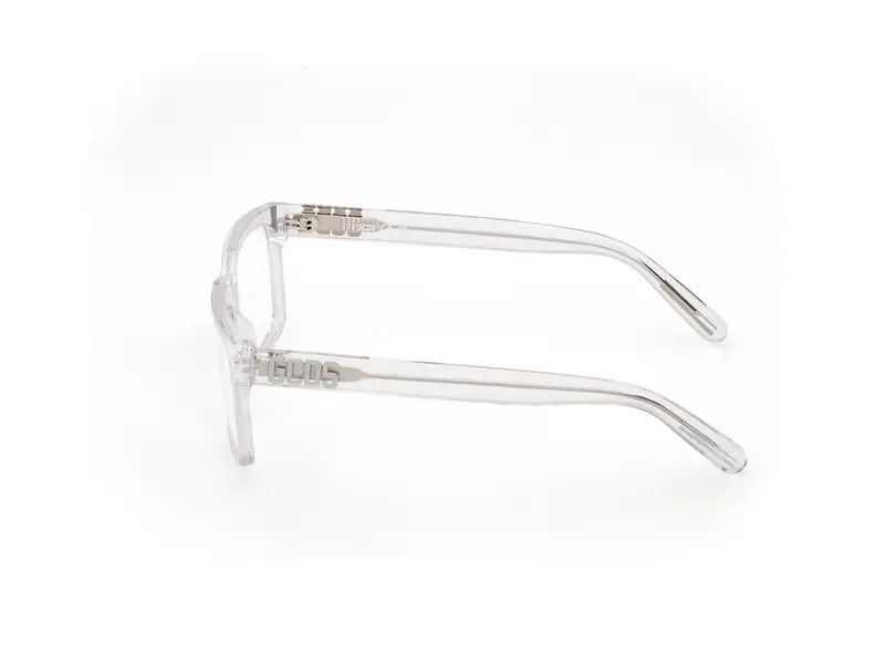 GCDS Unisex GD5027 026 Montature da vista Acetato Trasparente Squadrata Normale miniatura 2