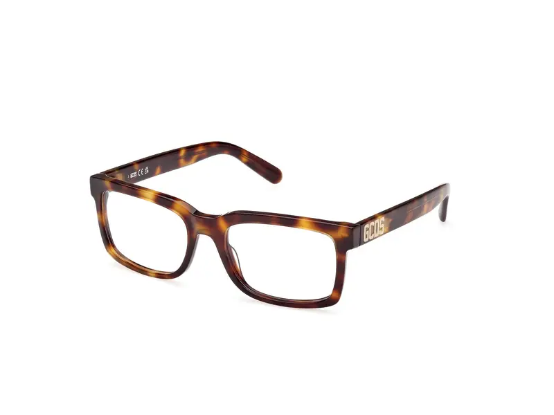 GCDS Unisex GD5027 052 Montature da vista Acetato Havana  Squadrata Normale