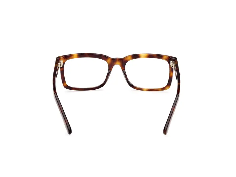 GCDS Unisex GD5027 052 Montature da vista Acetato Havana Squadrata Normale miniatura 3